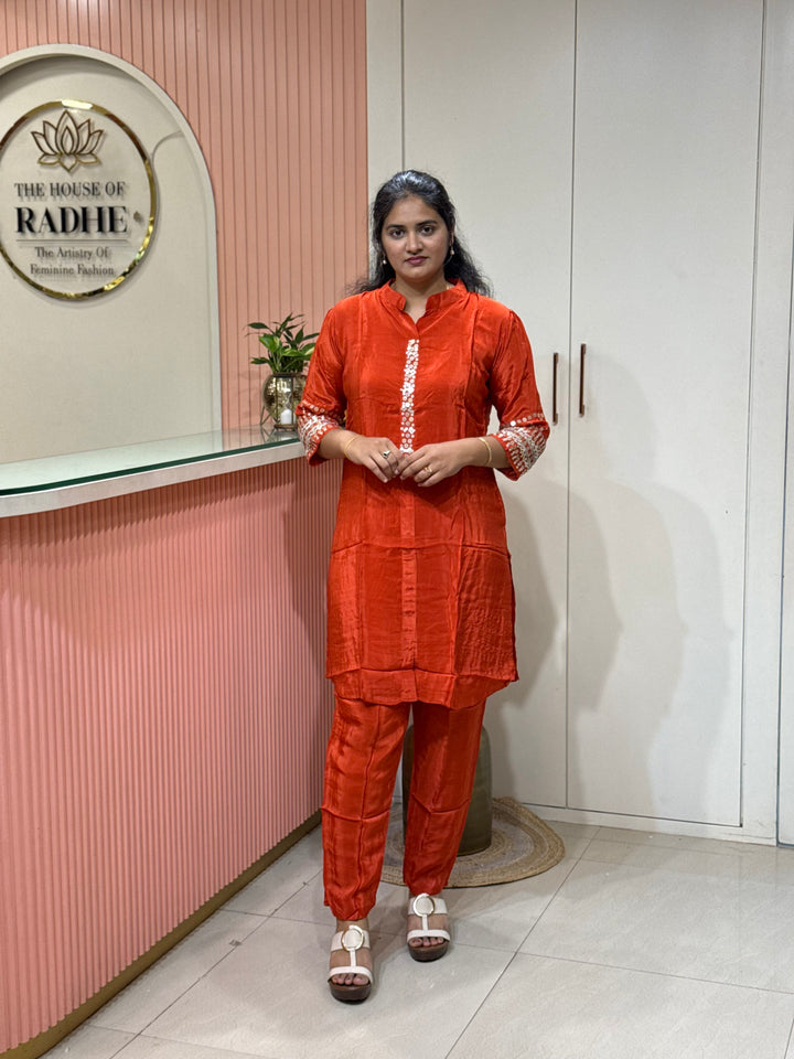 HO Crepe 2 Pcs Set Collection with Sequence work| R167