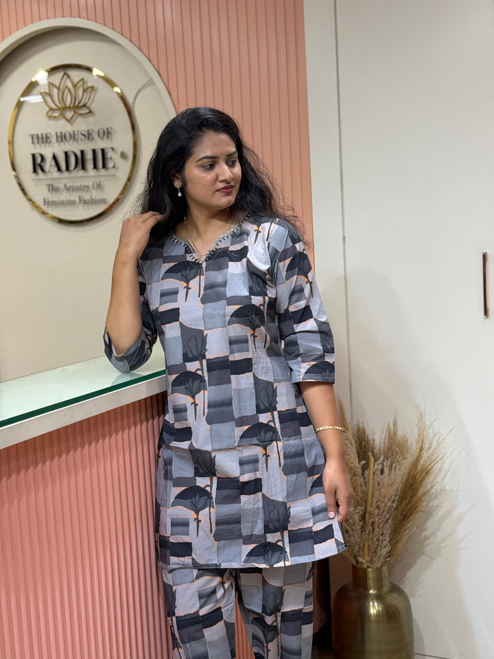 Co-Ord Set Collection with Beautiful Design(Premium Rayon Fabric)| R137