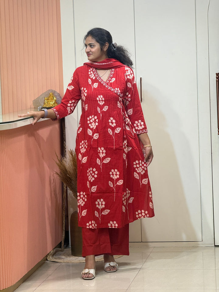 Angrakha Pattern 60-60 Cotton Collection | R185