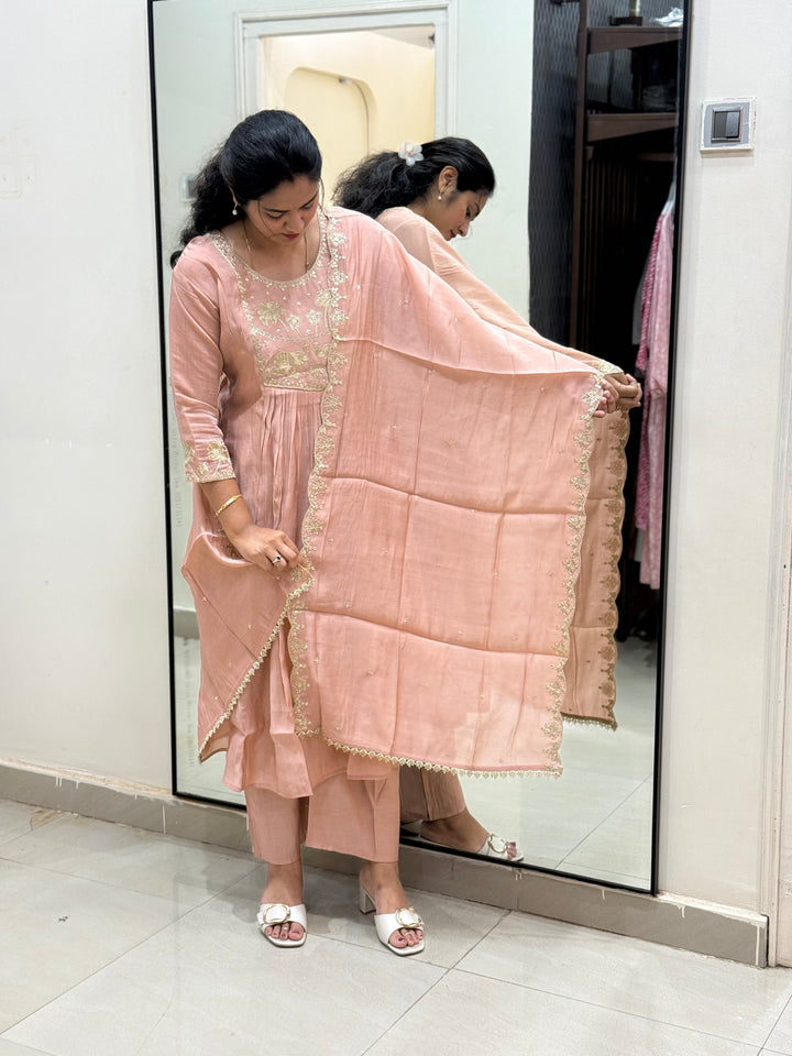 Mul Chanderi Collection with Cotton Lining | R209