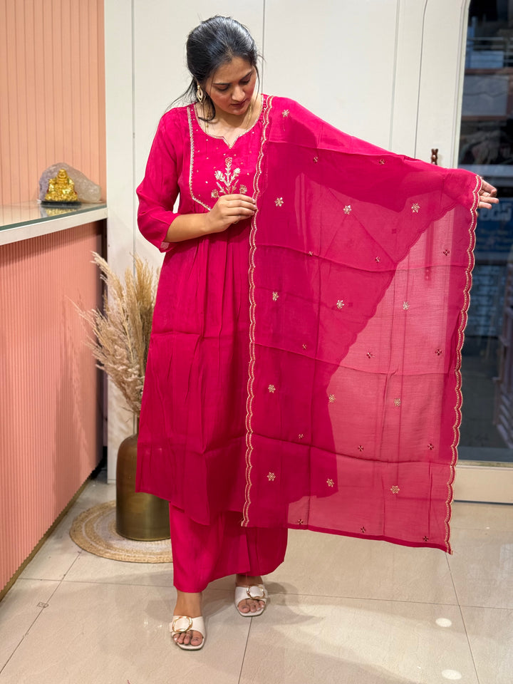 Mul Chanderi Beautiful Collection | R208