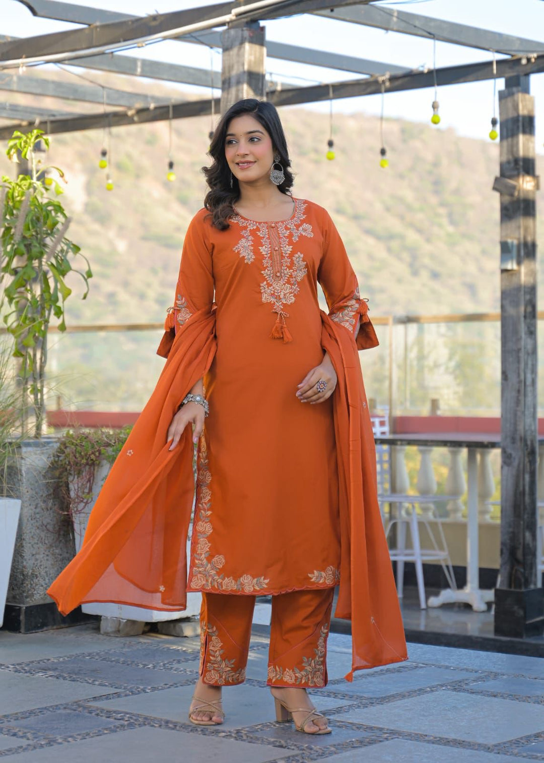 Pure Cotton Collection With Embroidery Work | R189
