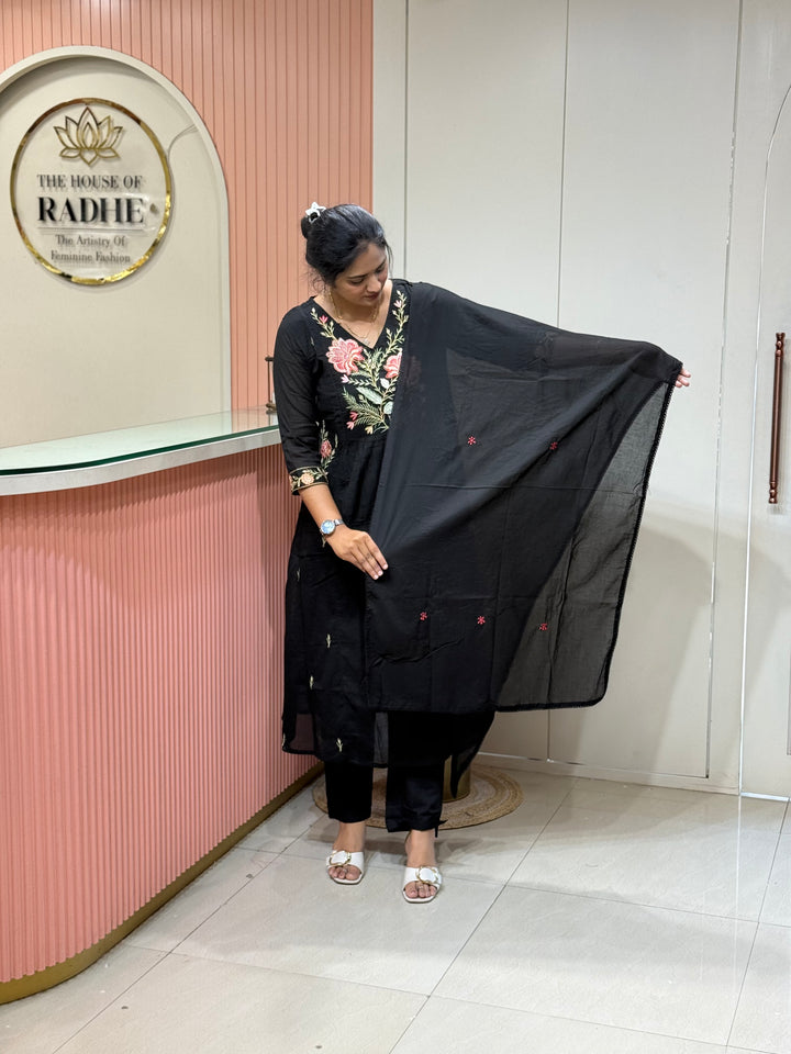 Mul Cotton Collection with Embroidery work (Both the Side Pockets) | R150