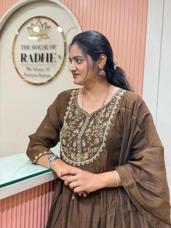 Premium Mul Chanderi Party wear Collection | R206