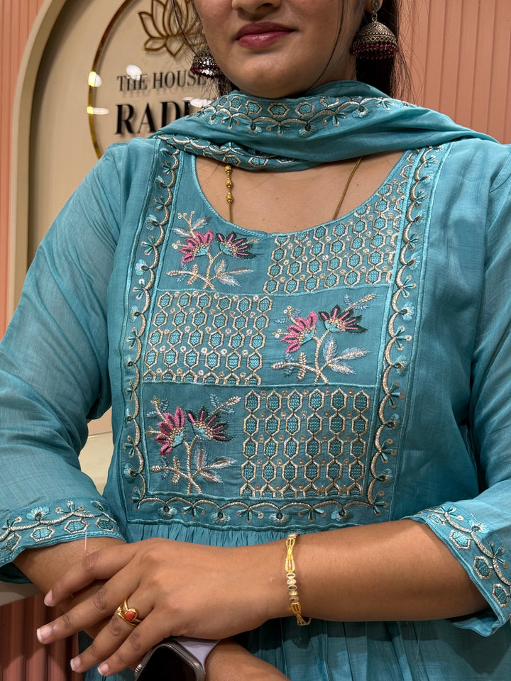 S Mul Chanderi Collection | R208
