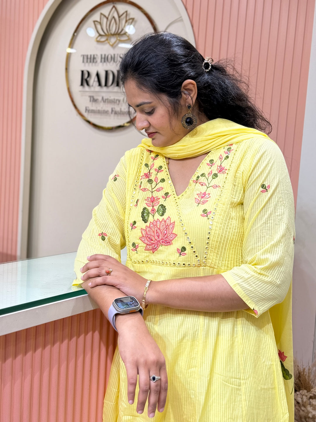 Mulmul Cotton with Brush Paint Collection (Cotton Lining )| R164