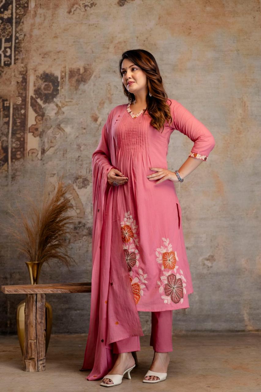 Mulmul Cotton New Collection With Embroidery Work | R190