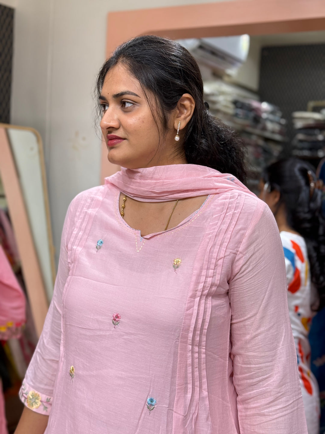 Mul Cotton Collection with Embroidery work (Cotton Lining)| R150