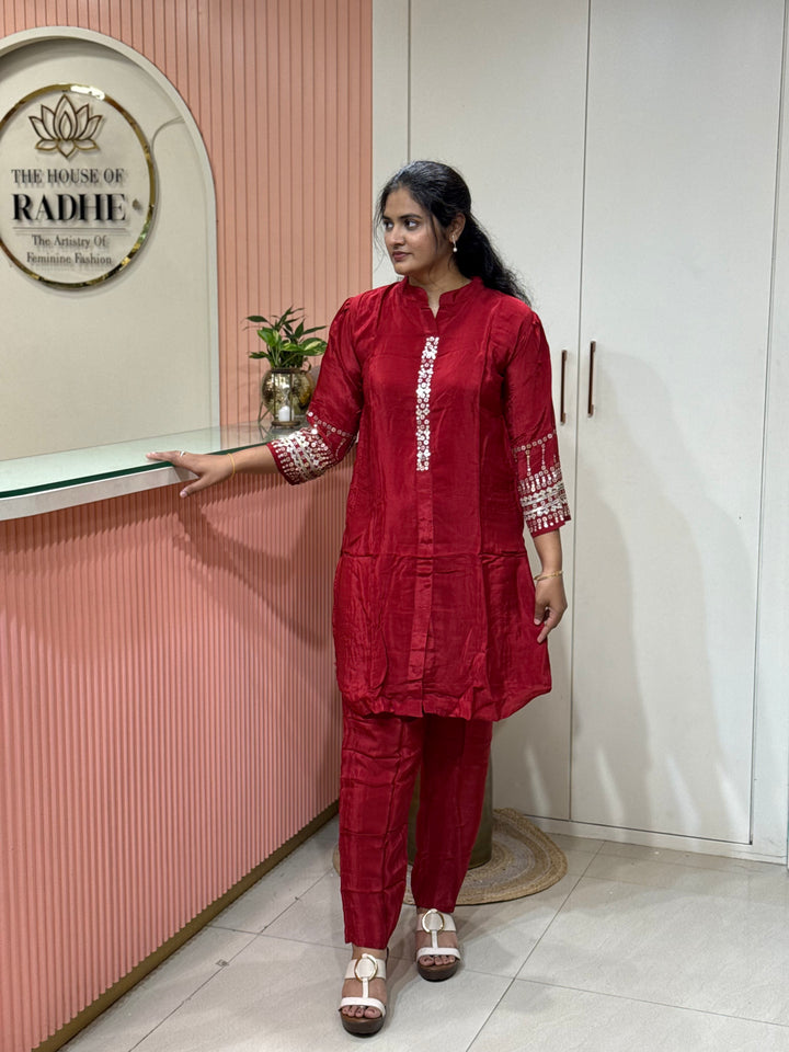 HO Crepe 2 Pcs Set Collection with Sequence work| R167