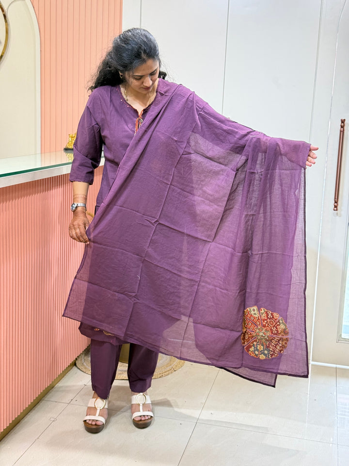 60-60 Cotton 3 Pc Collection –Patch Work | R173