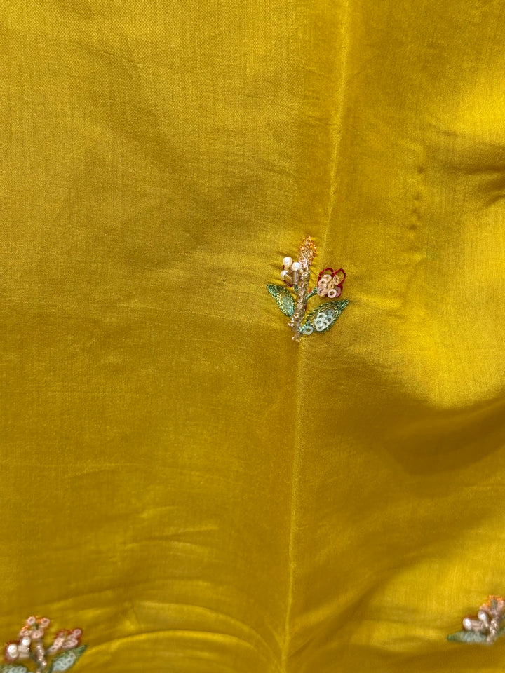 Pure Mul Chanderi Collection with Handwork ( Cotton Lining) | R216