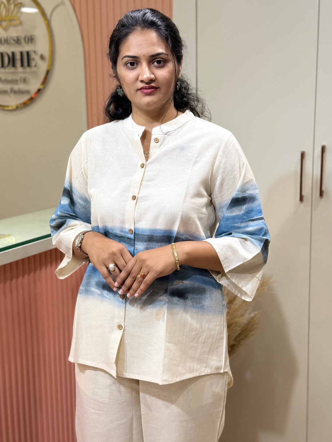 Co-ord set khadi cotton