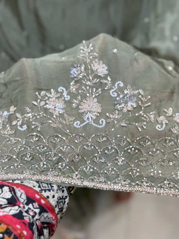 Festive Collection Pure Chinon Suit Set – RADHE45