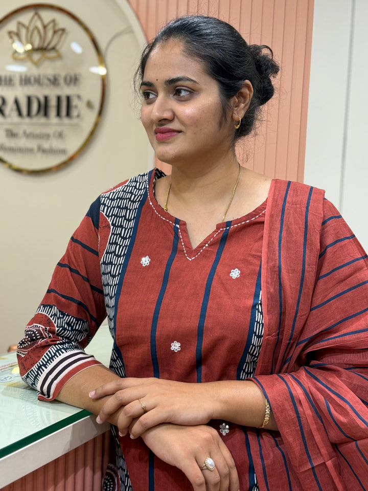 Cotton Fabric Kurta Set Collection – RADHE75