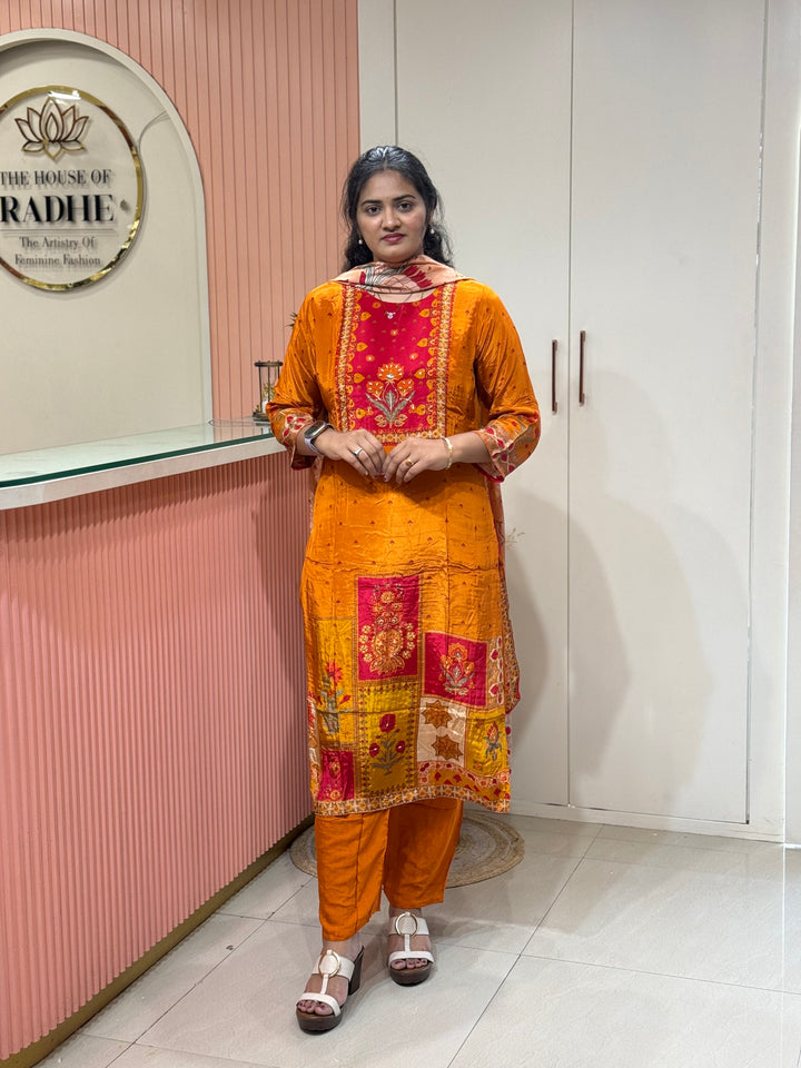 Crepe 3Pcs Set Collection (Cotton Lining )| R221