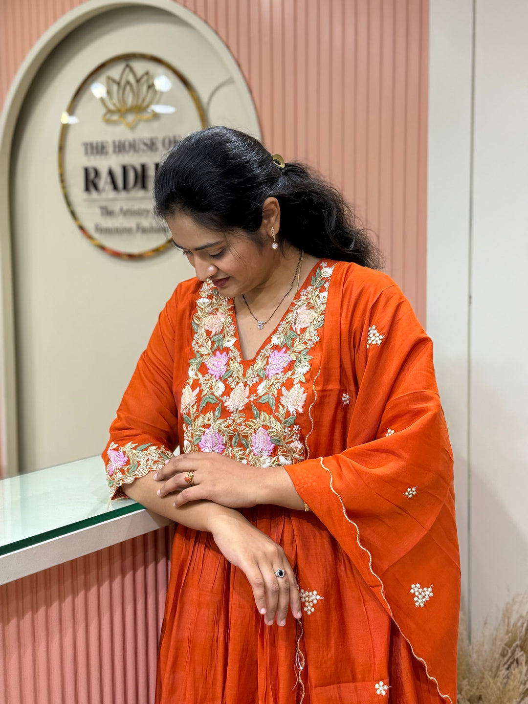 Premium Mul Chanderi Handwork Collection (SuperHit Design)| R206