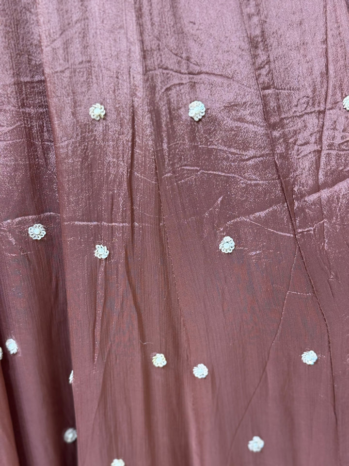 Pure Chinon Festive Collection | Full Handwork, Sequin &amp; Cut Dana | R177