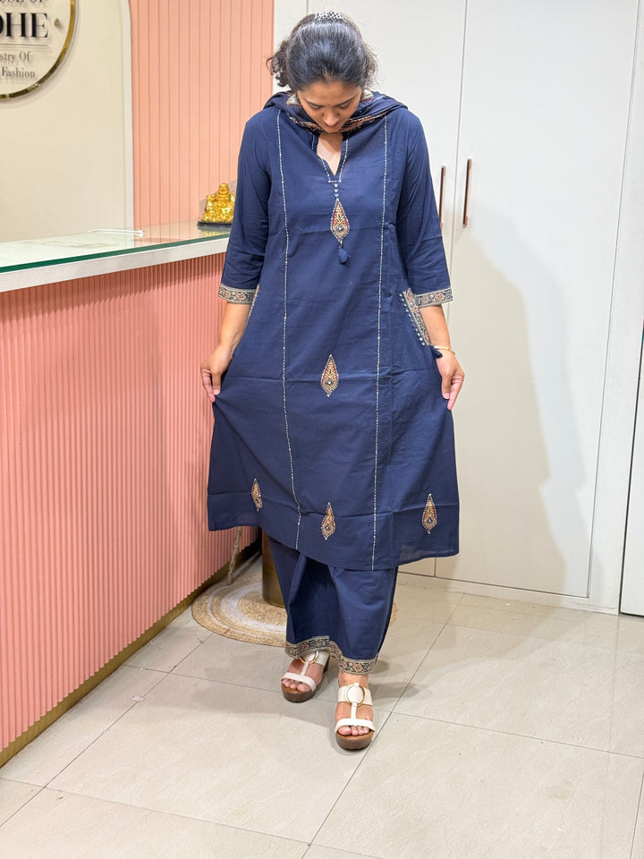Premium Cotton 3 Pcs Kurta Set | Trending Summer Collection | RADHE101