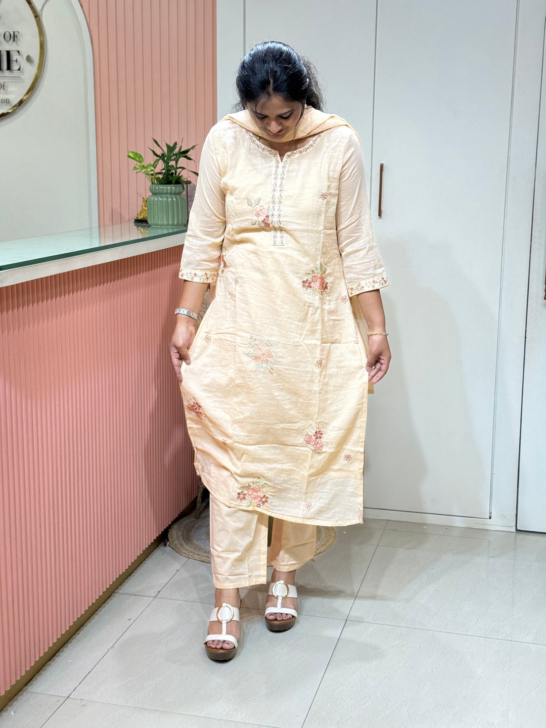 Mul Cotton Collection with Embroidery work (Cotton Lining)| R150