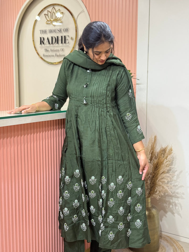 Mul Chanderi  Collection with Mudi work | R206