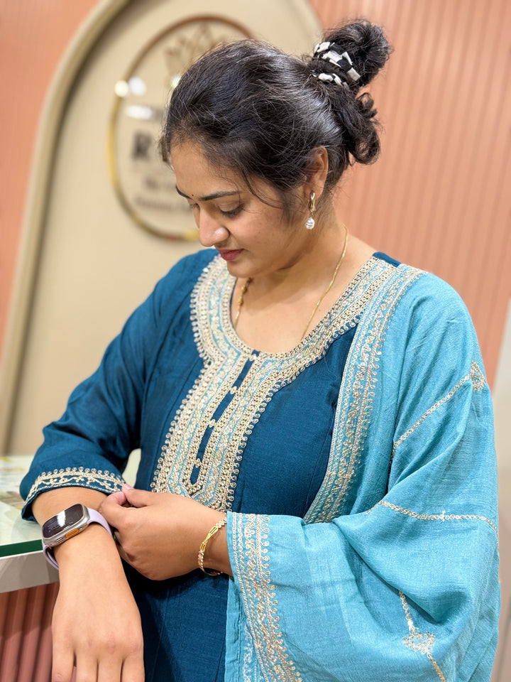 Vichitra Fabric Collection With Elegant Designer Look | RADHE60