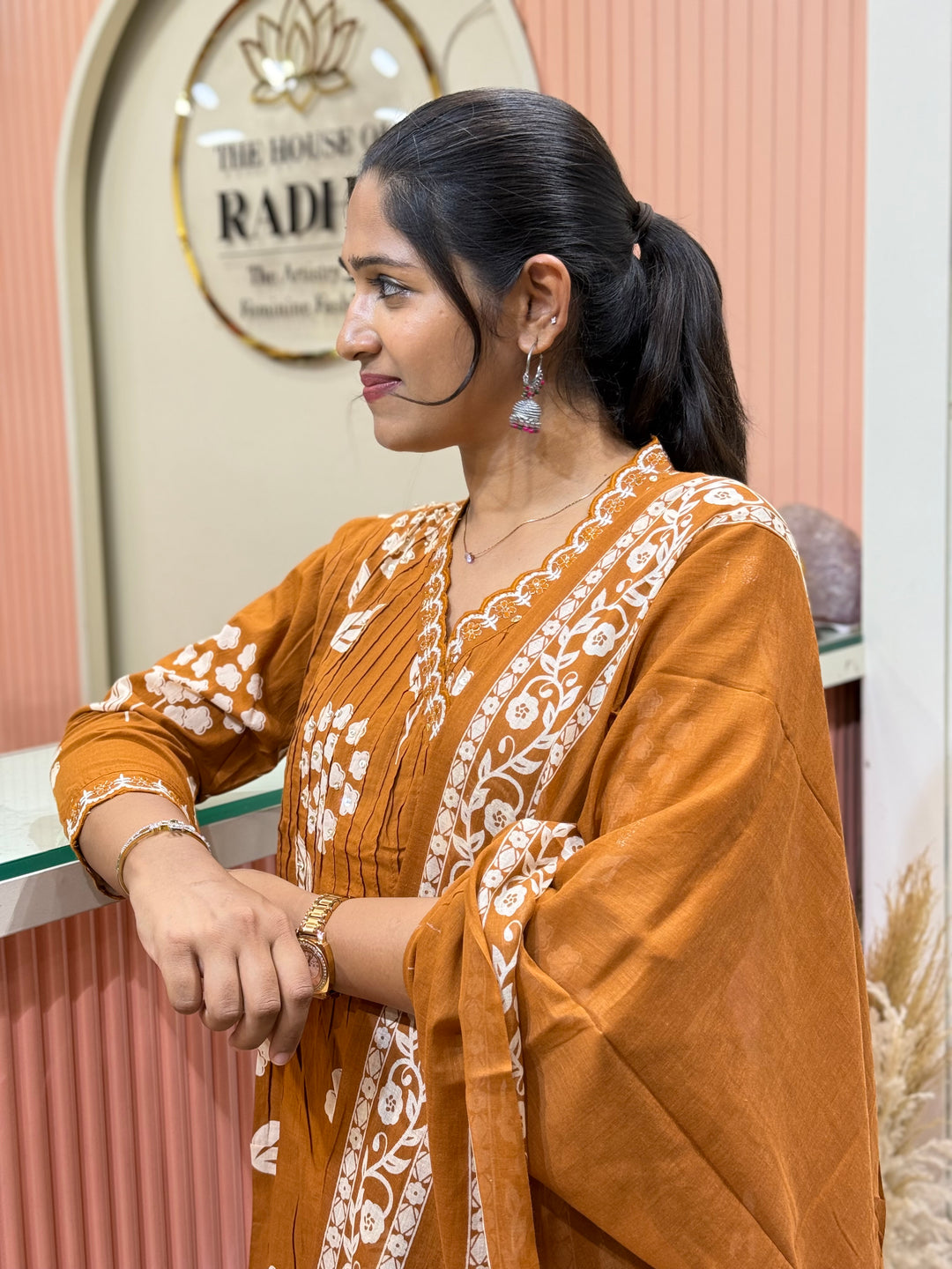 Angrakha Pattern 60-60 Cotton Collection | R185