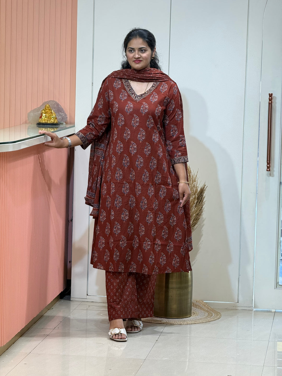 60-60 Cotton A-Line Plazo Collection | R189