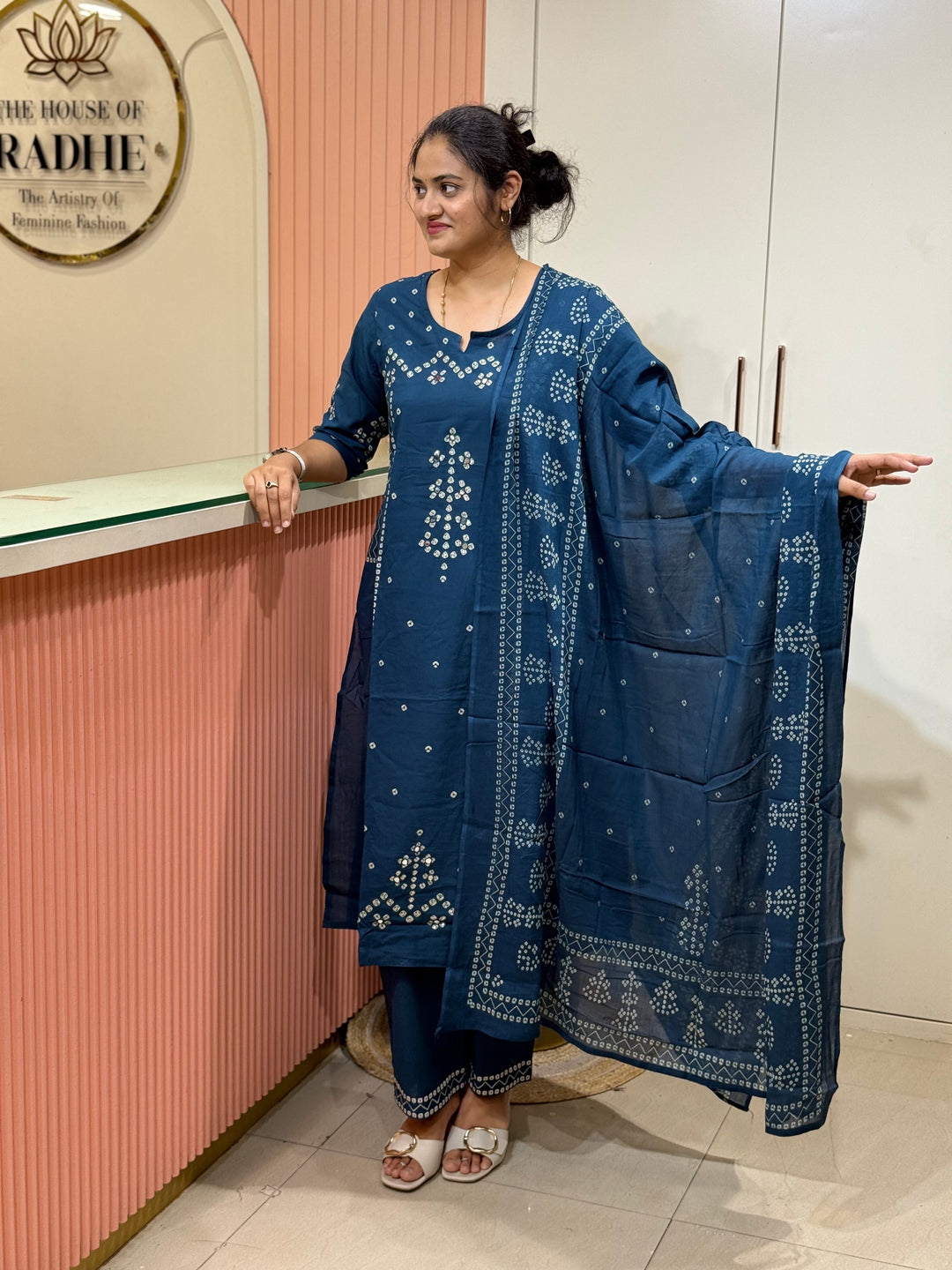 60-60 Cotton 3 piece Kurta set | R170