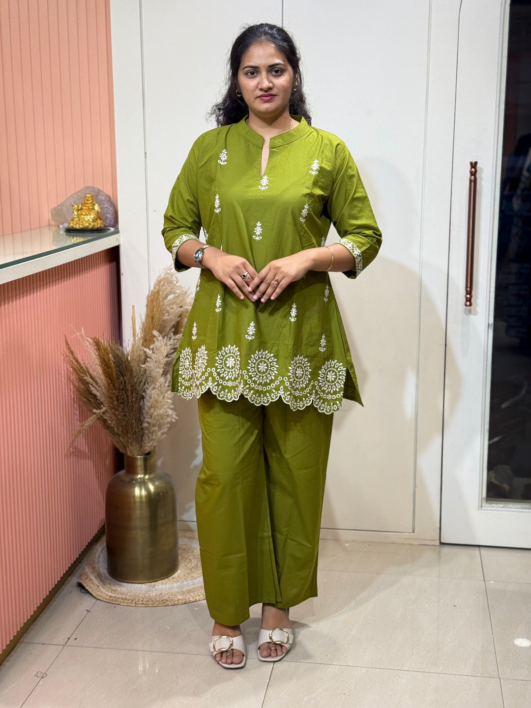 Co-Ord Set with Embroidery work| R183