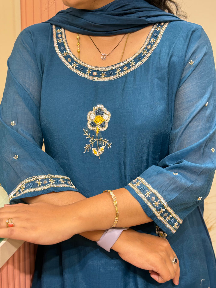 Mul Chanderi Collection with Cut Dana work | R206