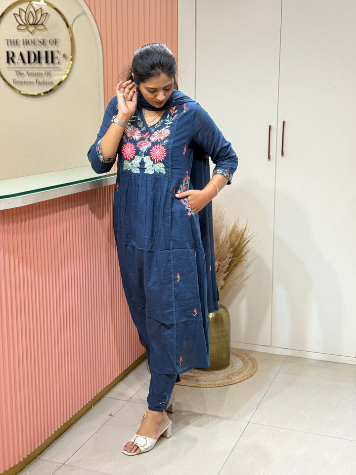 Mul Cotton Collection with Embroidery work (Both the Side Pockets) | R150