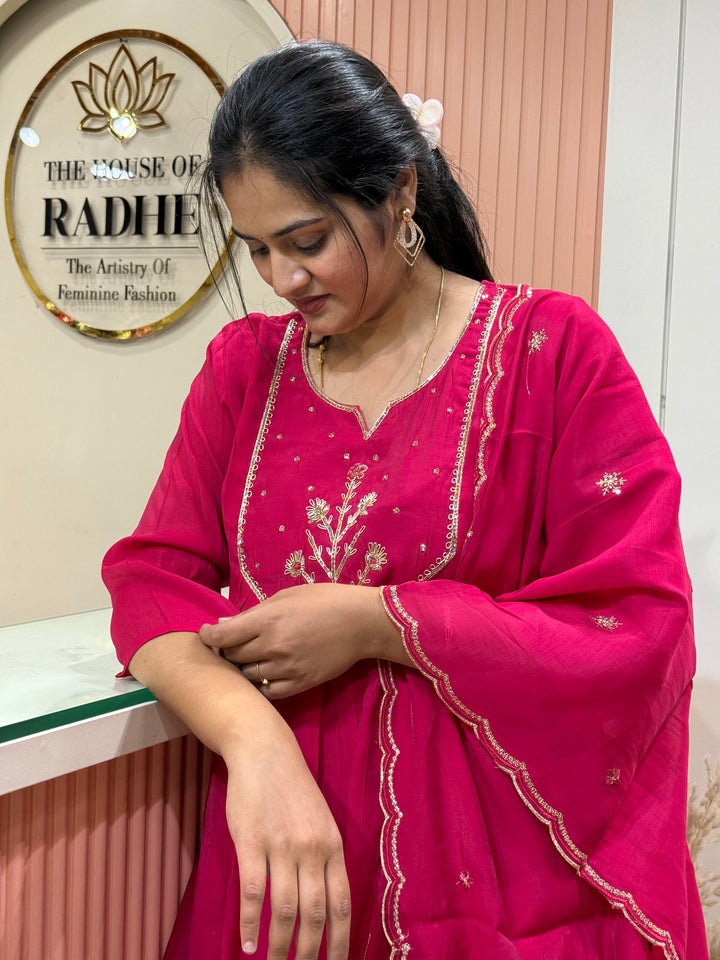 Mul Chanderi Beautiful Collection | R208