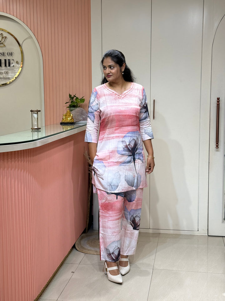 Co-Ord Set Collection with Beautiful Design(Premium Rayon Fabric)| R137
