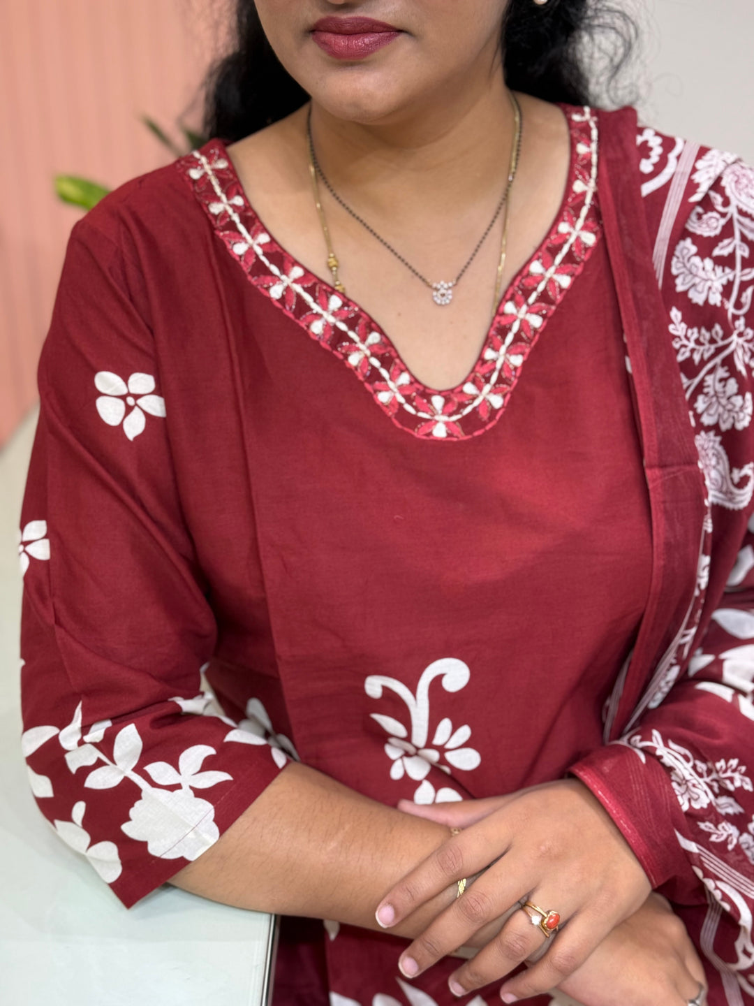 Cotton Collection with Beautiful Print with Full Length Cotton Dupatta | R230