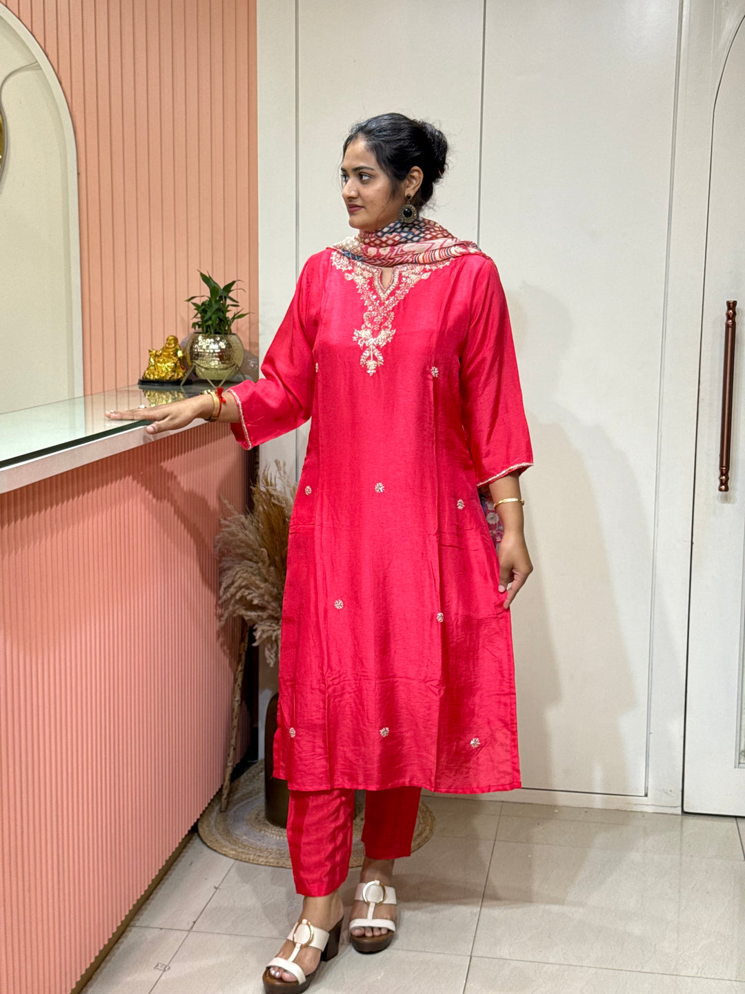 Dola Silk Semi Party Wear Collection (Cotton Lining Available )| R217