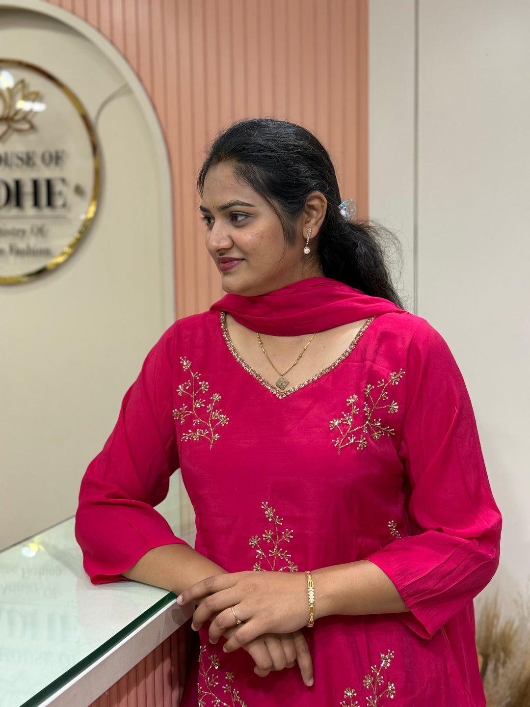 Mul Chanderi Collection with Cut Dana work | R206