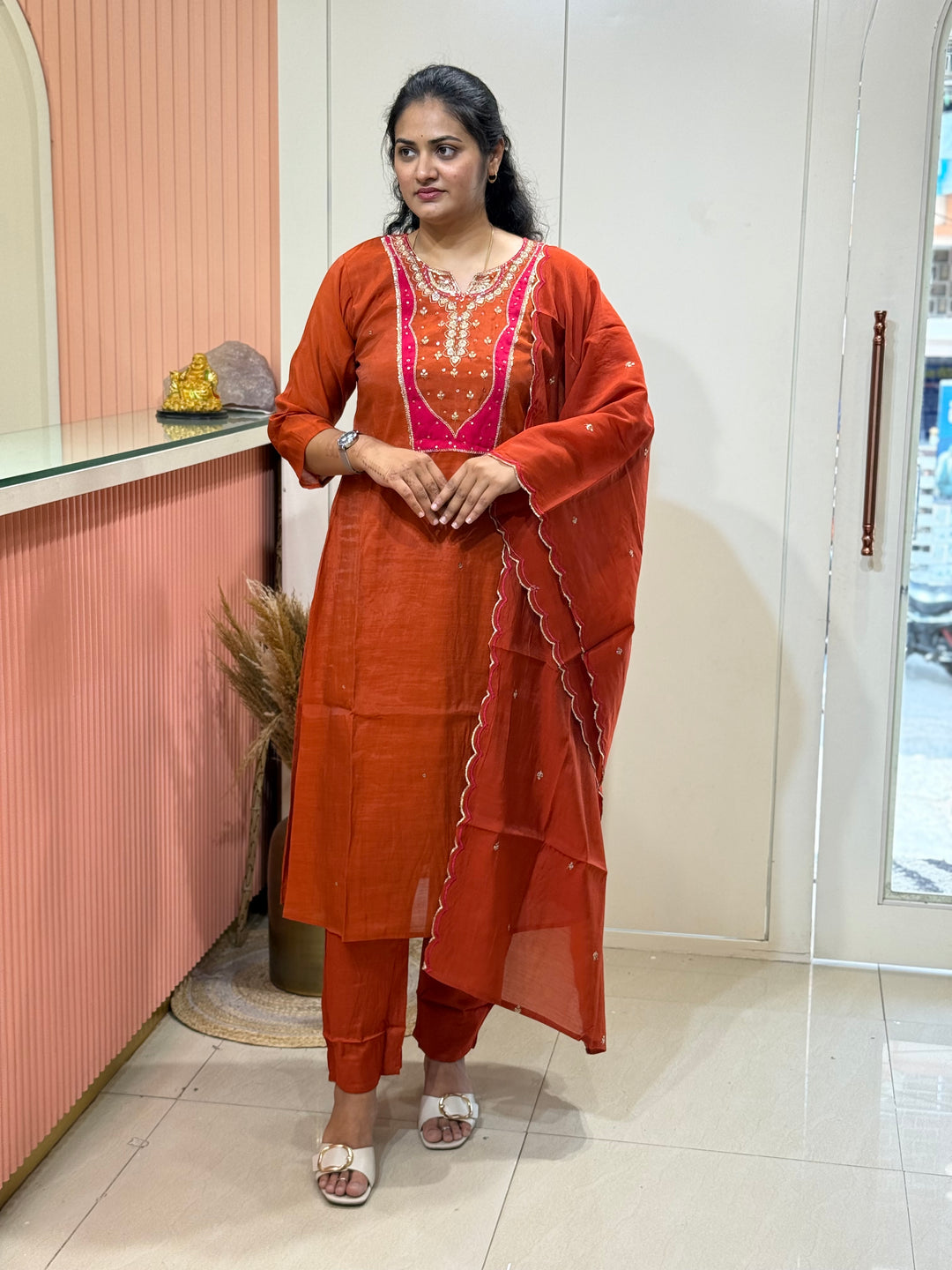 Mul Chanderi With Cotton Lining (New Arrivals) | R138