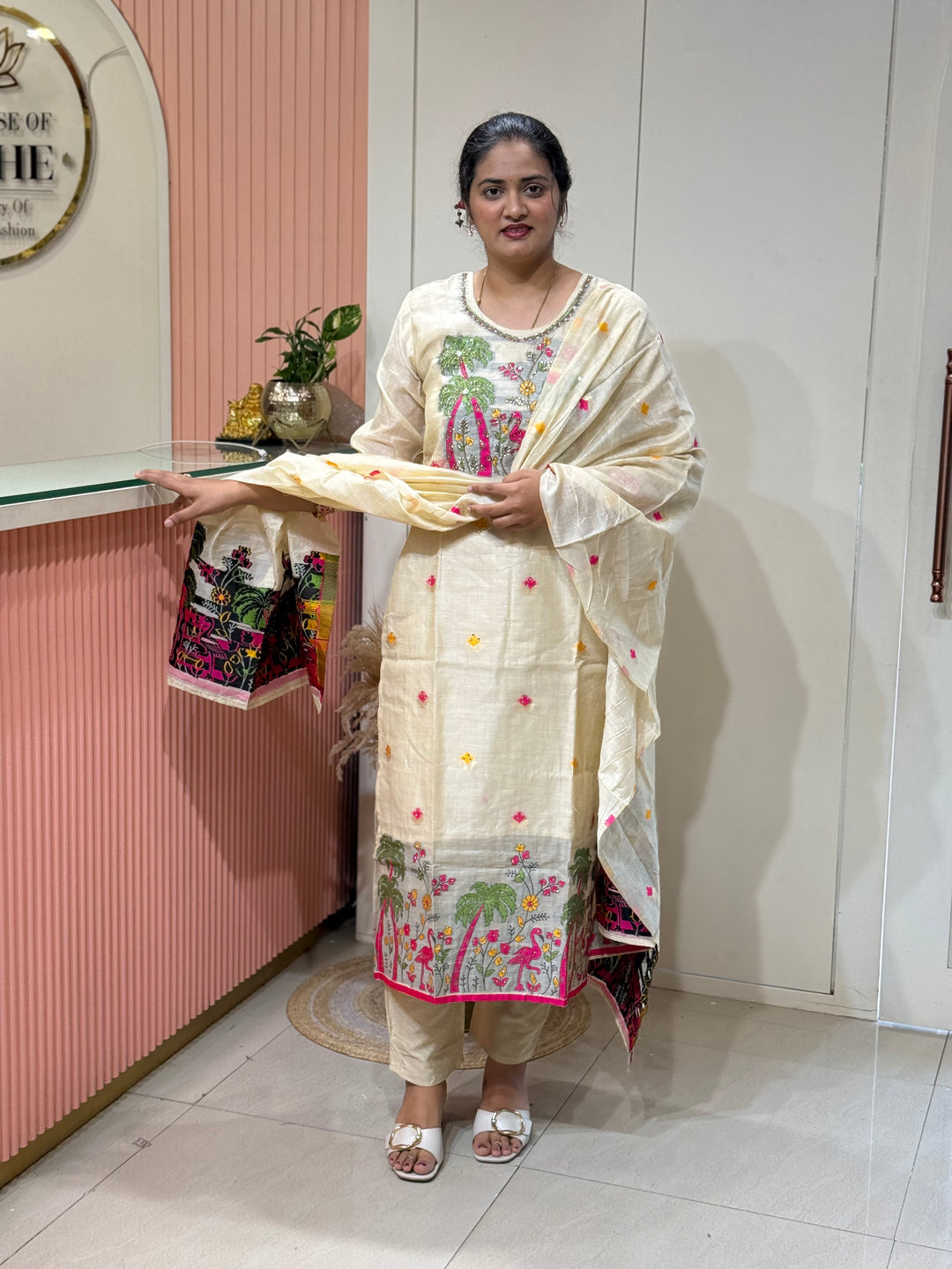 Budget-Friendly Semi Jamdhani Collection | R222