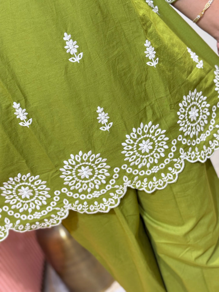 Co-Ord Set with Embroidery work| R183