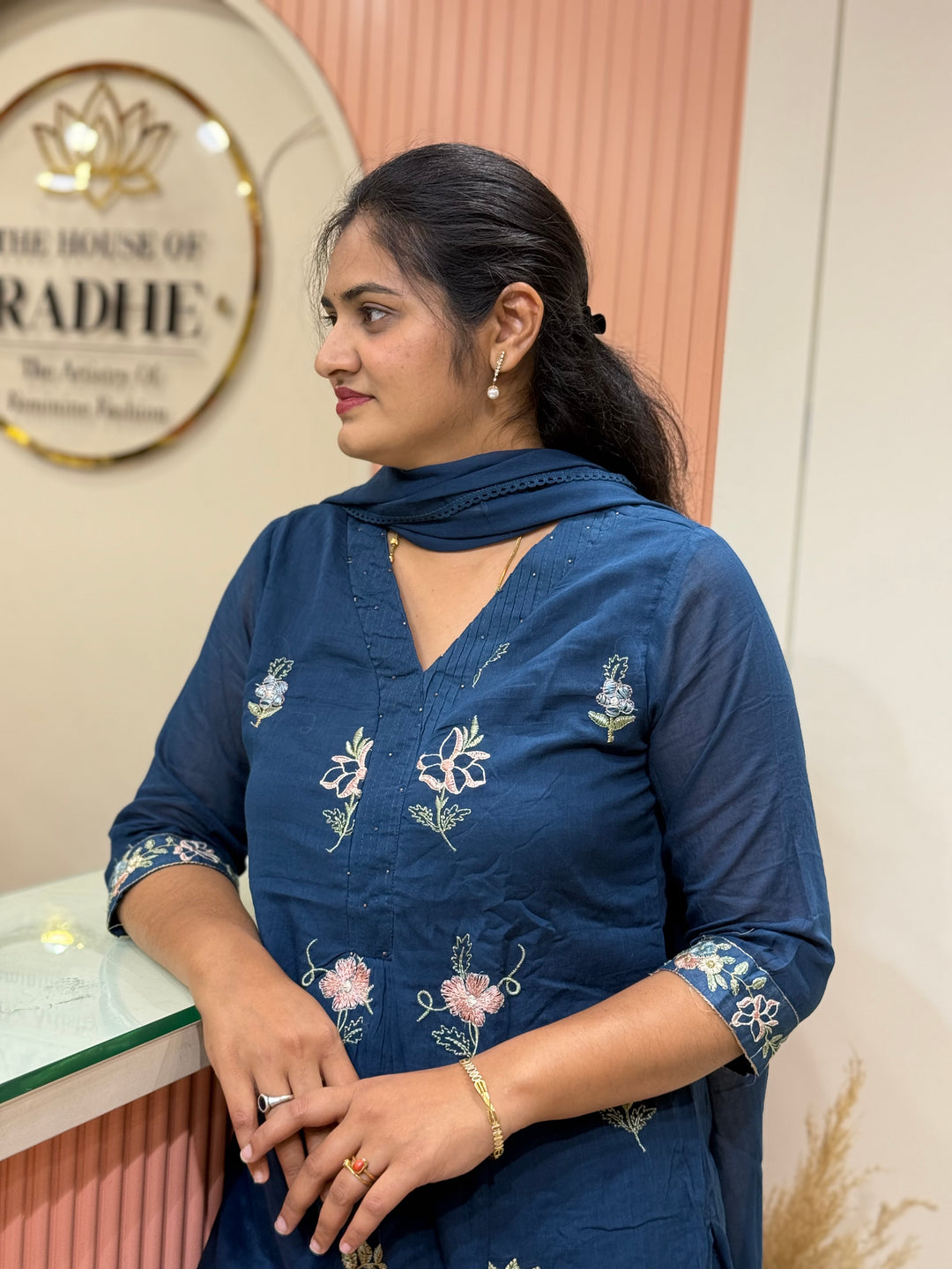 Mul Cotton Collection with Embroidery work (Cotton Lining)| R150