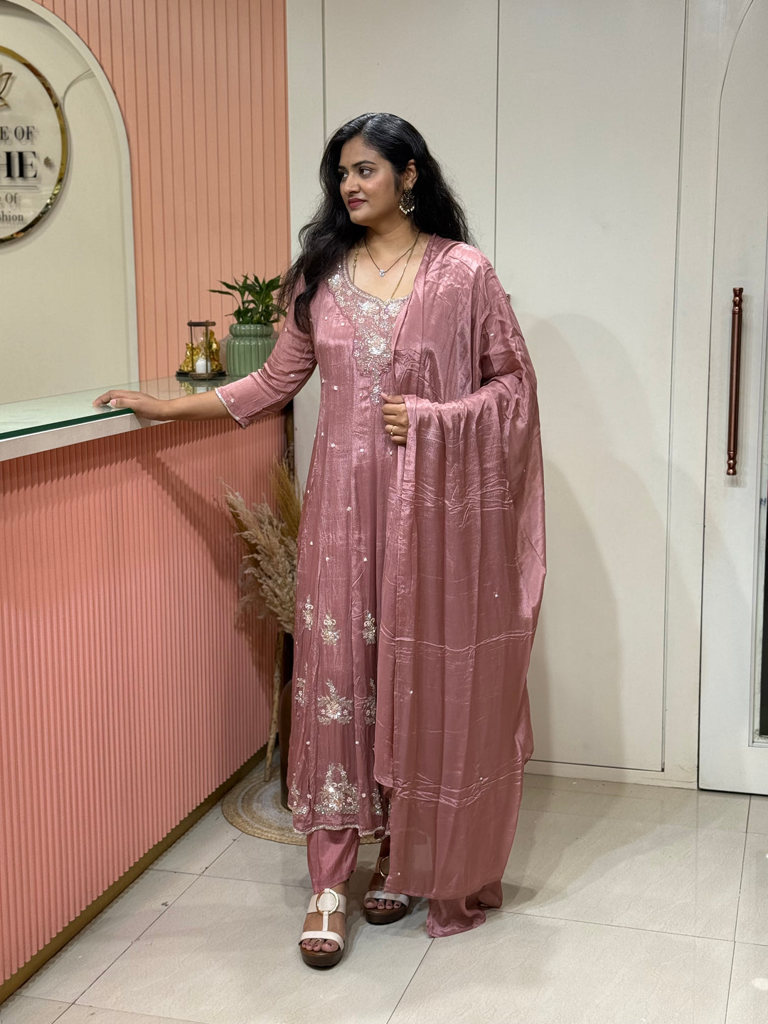 Chinon Festive Collection | Full Handwork, Sequin &amp; Cut Dana | R177