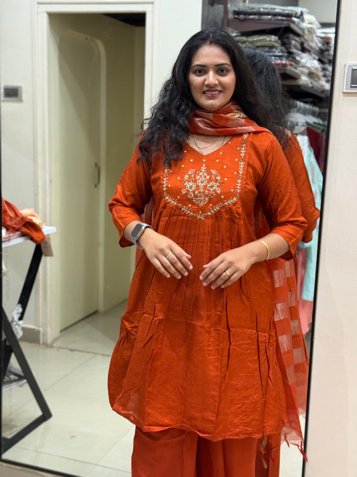 Dola Silk Semi Party Wear Collection (Cotton Lining Available )| R217