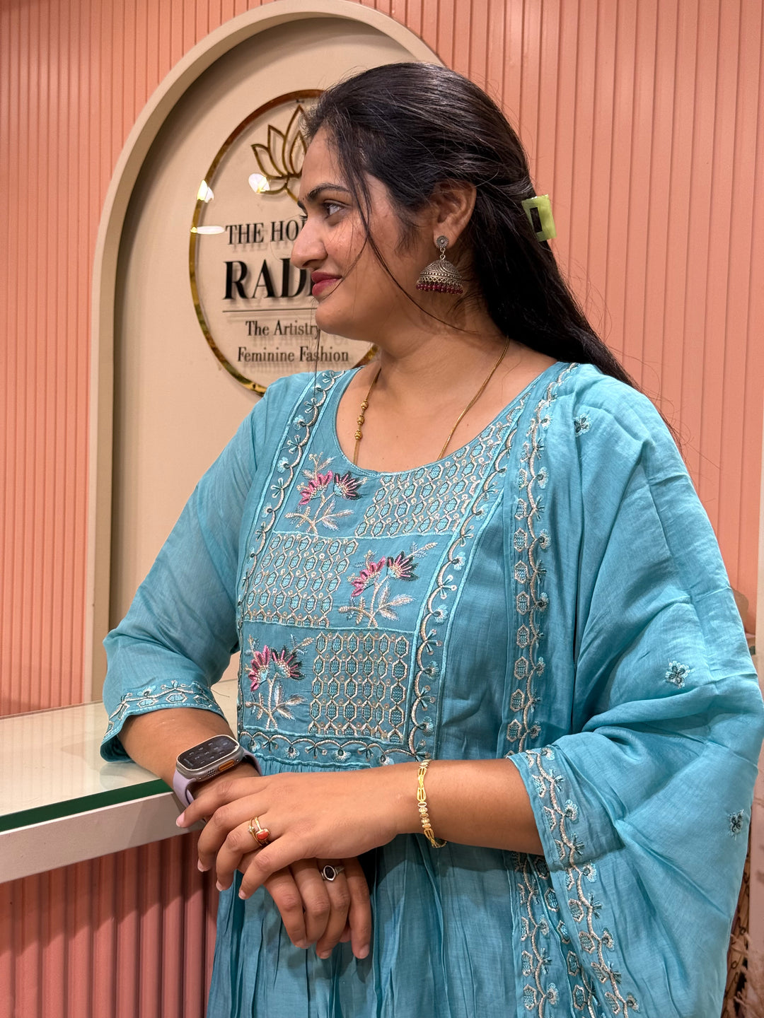 S Mul Chanderi Collection | R208