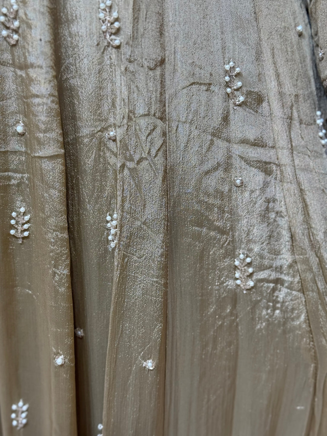 Pure Chinon Festive Collection | Full Handwork, Sequin &amp; Cut Dana | R177
