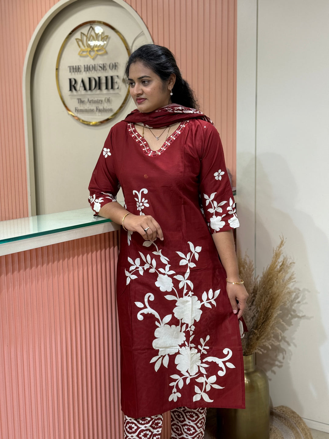 Cotton Collection with Beautiful Print with Full Length Cotton Dupatta | R230