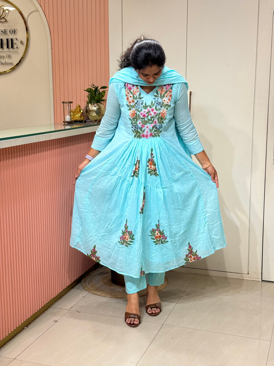 Pure Mul Cotton Collection with Handwork | R190