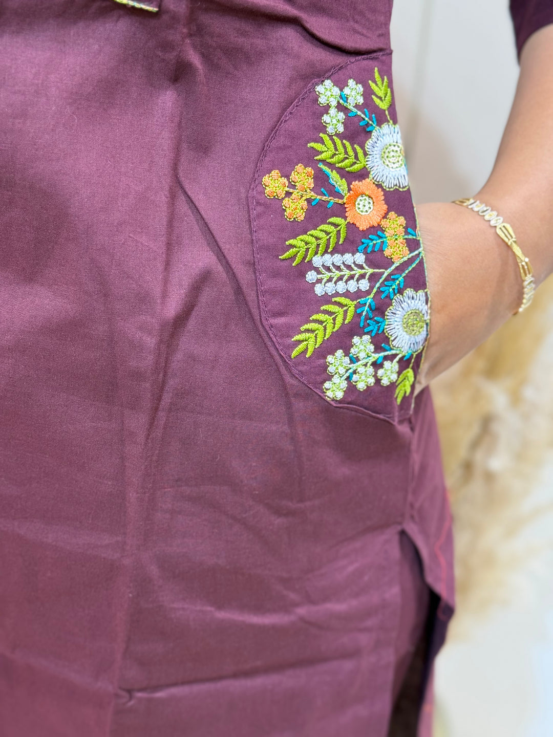 Cotton 2 Pc Kurta Set – Embroidered Collection | R137