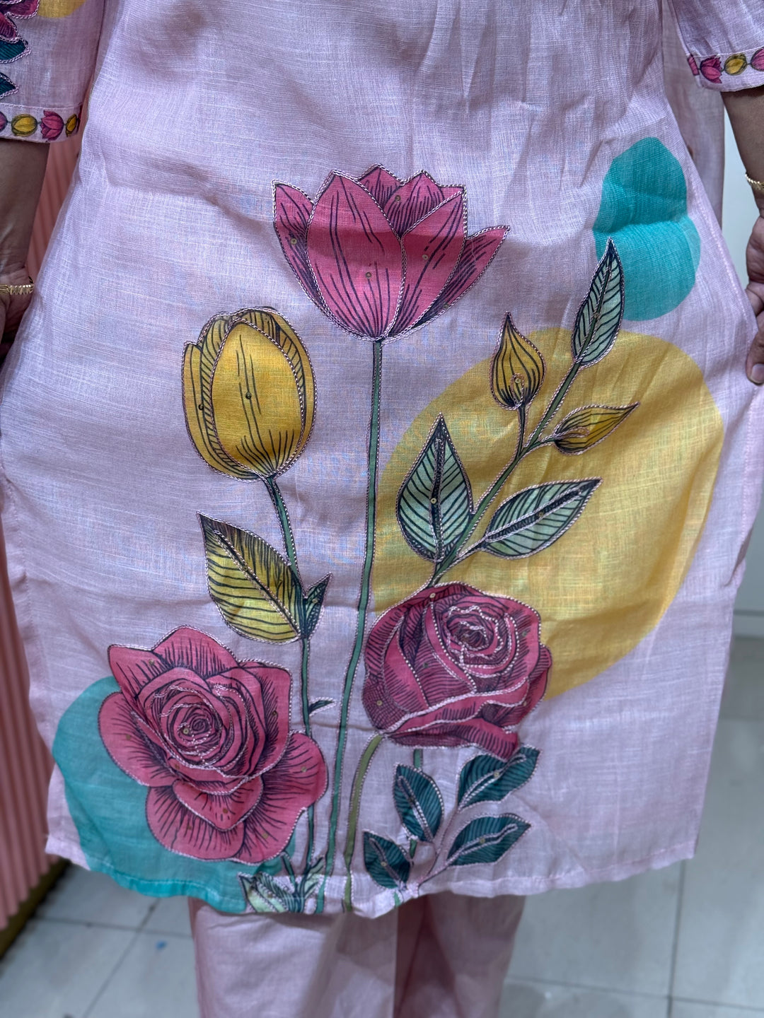 Linen Cotton 3 Pcs Set Collection with Cotton Lining | R146