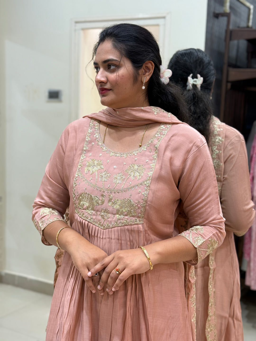 Mul Chanderi Collection with Cotton Lining | R209
