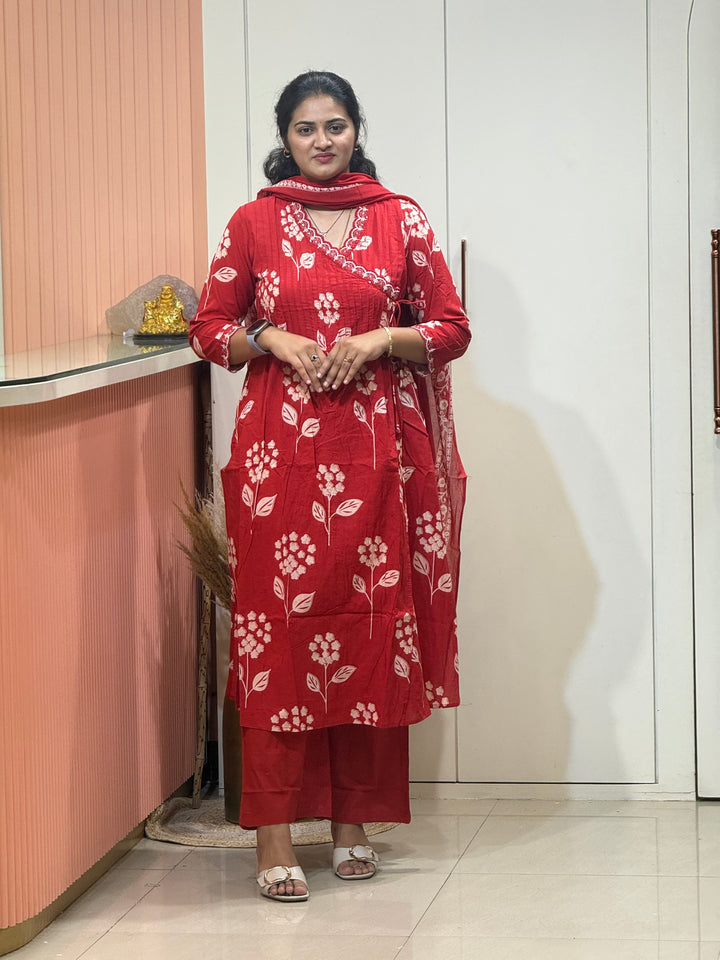 Angrakha Pattern 60-60 Cotton Collection | R185